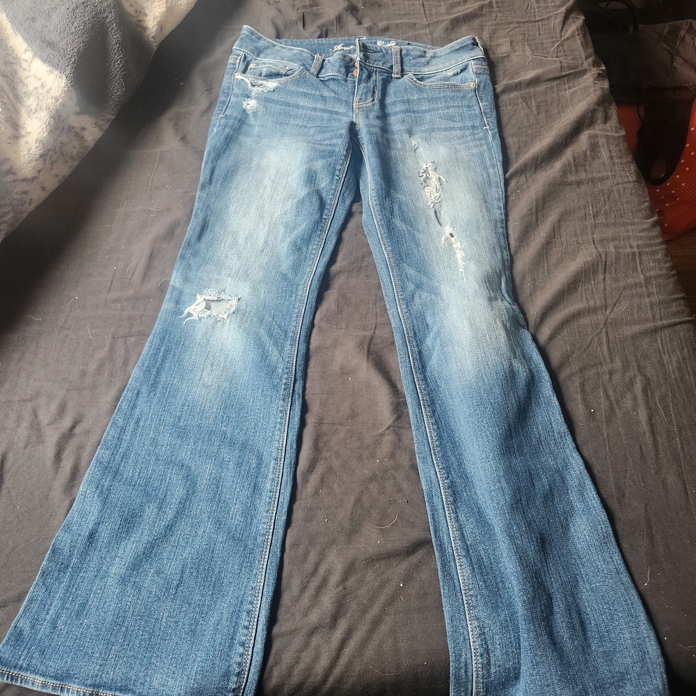 American Eagle Outfitters Light Blue Flare Jeans